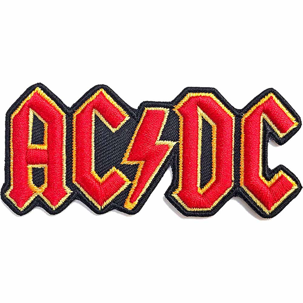 AC/DC エーシーディーシー (Back in Black 45周年 ) - Cut - Out 3D Logo / ワッペン - PGS